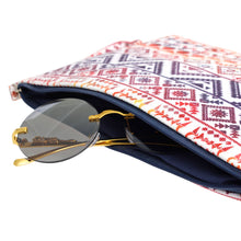 Load image into Gallery viewer, Colorful Tribal Zip Pouch
