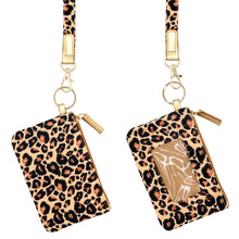 Load image into Gallery viewer, Leopard Print ID Wallet
