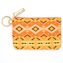 Load image into Gallery viewer, Orange Aztec Tribal ID Wallet
