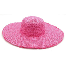 Load image into Gallery viewer, Solid Pink Floppy Sun Hat
