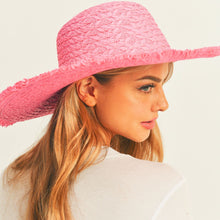 Load image into Gallery viewer, Solid Pink Floppy Sun Hat
