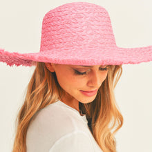 Load image into Gallery viewer, Solid Pink Floppy Sun Hat
