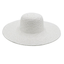 Load image into Gallery viewer, Solid White Floppy Sun Hat

