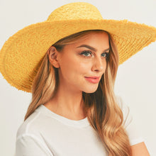 Load image into Gallery viewer, Solid Yellow Floppy Sun Hat
