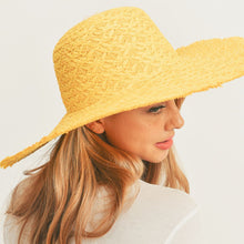 Load image into Gallery viewer, Solid Yellow Floppy Sun Hat
