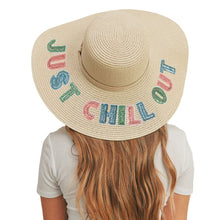 Load image into Gallery viewer, JUST CHILL OUT Beige Floppy Hat
