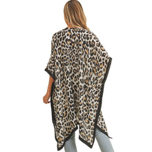 Load image into Gallery viewer, Beige Leopard Lightweight Kimono
