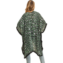 Load image into Gallery viewer, Olive Leopard Lightweight Kimono
