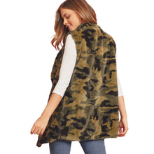 Load image into Gallery viewer, Camo Faux Fur Vest

