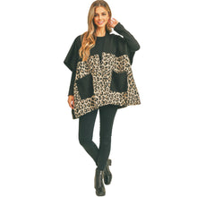 Load image into Gallery viewer, Taupe Leopard Pocket Kimono
