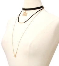 Load image into Gallery viewer, Suede Long Choker
