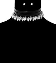 Load image into Gallery viewer, Leather Ribbon Choker
