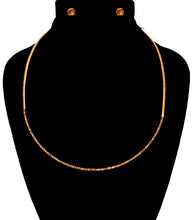 Load image into Gallery viewer, Stoned Simple Necklace Set
