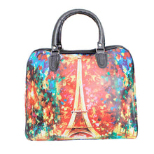 Load image into Gallery viewer, Painted Eiffel Tower Carry On Bag
