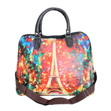 Load image into Gallery viewer, Painted Eiffel Tower Carry On Bag
