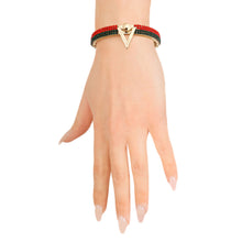 Load image into Gallery viewer, Designer Style Gold V Bracelet
