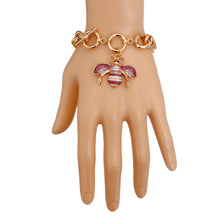 Load image into Gallery viewer, Designer Style Pink Bee Bracelet
