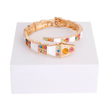 Load image into Gallery viewer, Luxury White 3D Snake Wrap Cuff

