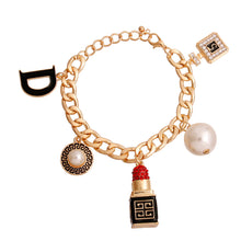 Load image into Gallery viewer, Luxury Designers Charms Gold Bracelet
