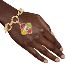 Load image into Gallery viewer, Multi Color Luxury French Designer Flower Bracelet
