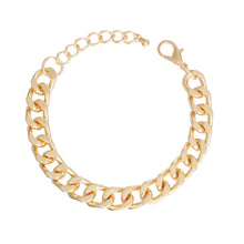 Load image into Gallery viewer, Mens Gold Curb Bracelet
