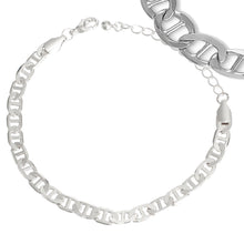 Load image into Gallery viewer, Mens Silver Mariner Bracelet
