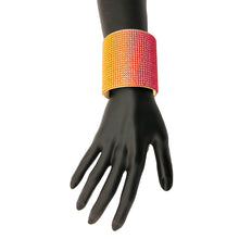 Load image into Gallery viewer, Rainbow Rhinestone Cuff Bracelet
