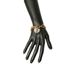 Load image into Gallery viewer, Rhinestone Heart Toggle Bracelet
