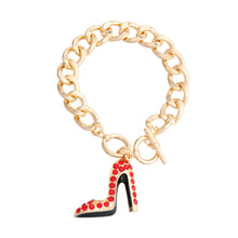 Load image into Gallery viewer, Bling Boutique High Heel Red Bracelet
