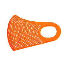 Load image into Gallery viewer, Neon Orange Sparkly Face Mask
