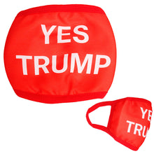 Load image into Gallery viewer, YES TRUMP Red Mask
