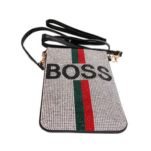 Load image into Gallery viewer, Red and Green Designer Boss Phone Crossbody
