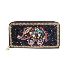 Load image into Gallery viewer, Elephant Beaded Wallet
