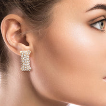Load image into Gallery viewer, I Initial Rhinestone Studs
