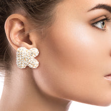 Load image into Gallery viewer, Letter K Rhinestone Studs
