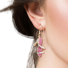 Load image into Gallery viewer, Pink High Heel Earrings
