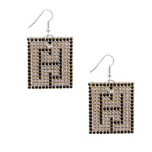 Load image into Gallery viewer, Silver Designer Two Sided Earrings

