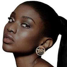 Load image into Gallery viewer, Gold Birthday Queen Studs
