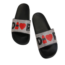 Load image into Gallery viewer, Size 12 Silver Dior Slides
