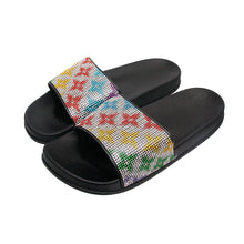 Load image into Gallery viewer, Size 10 Louis Vuitton Black Slides
