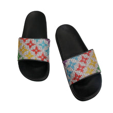 Load image into Gallery viewer, Size 10 Louis Vuitton Black Slides
