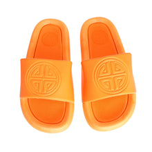 Load image into Gallery viewer, Size 9 Orange Cloud Slide
