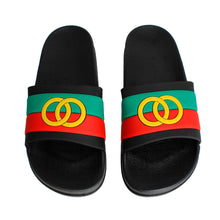 Load image into Gallery viewer, Size 9 Black Stripe Slide
