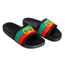 Load image into Gallery viewer, Size 9 Black Stripe Slide
