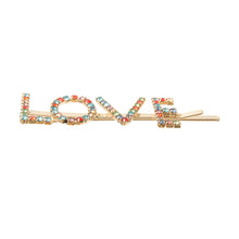 Load image into Gallery viewer, Multi Color LOVE Bobby Pin
