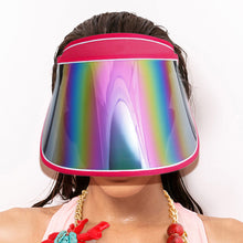 Load image into Gallery viewer, Red Visor Hat
