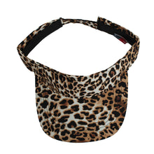 Load image into Gallery viewer, Leopard Visor Hat
