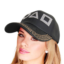 Load image into Gallery viewer, Black Leather Squid Games Hat
