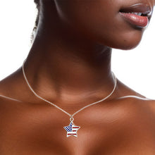 Load image into Gallery viewer, Silver Stars and Stripes Chain Set
