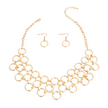 Load image into Gallery viewer, Gold Ring Collar Choker
